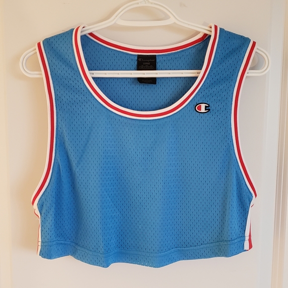 Champion Reversible Mesh Crop Top - Picture 2 of 4